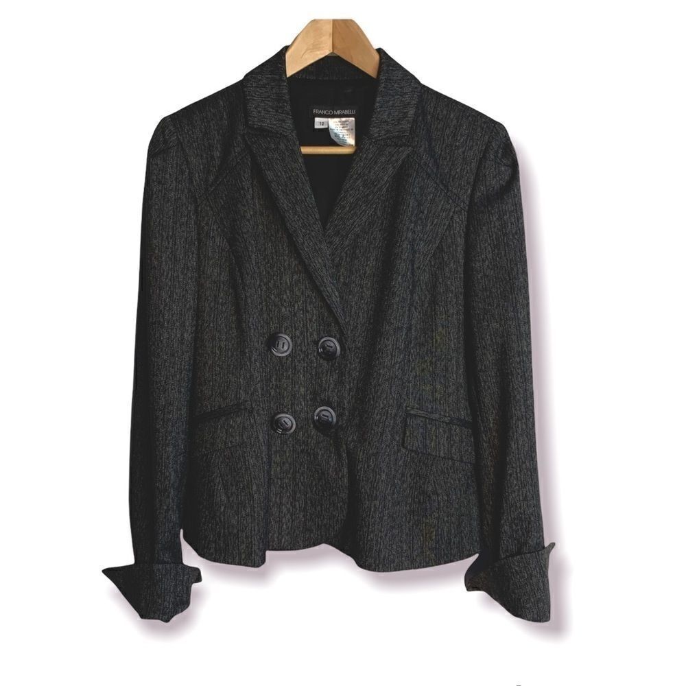 Designer Franco Mirabelli Cropped Blazer